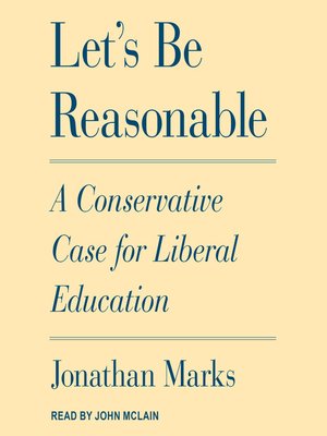 cover image of Let's Be Reasonable